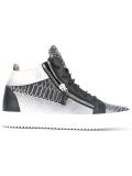 snakeskin print hi-tops
