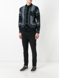 aloha scarf print corduroy shirt
