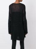 semi sheer long fit jumper
