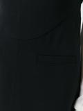 buttoned shoulders dress