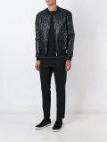 quilted bomber jacket