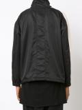zipped collar jacket