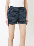 camouflage print shorts