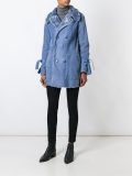 double breasted shearling coat