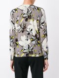 floral embellished cardigan