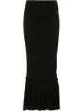 pleated trim skirt 