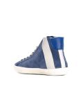 side zip detail hi-top sneakers