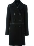 contrast panel coat
