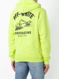 logo print hoodie