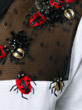 embroidered ladybug T-shirt