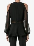 cold-shoulder blouse
