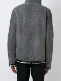 zipped shearling jacket 