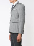 jacquard padded blazer