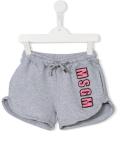 logo patch shorts