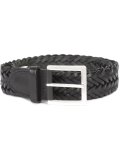 interlaced leather belt