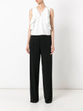 high-waist palazzo pants