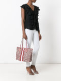 contrast tote bag