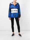 logo print jacket
