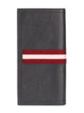 striped wallet