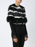 fur cropped jacket