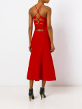 lace up halter dress