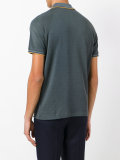 striped trim polo shirt