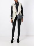 wrap detail waistcoat