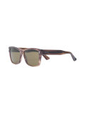 transparent square frame sunglasses