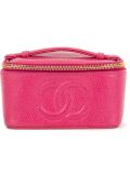 embossed logo vanity case