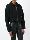 cropped oversize cardigan