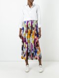 Pansey print skirt