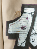 printed trench coat 