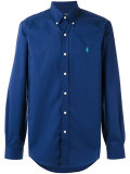 embroidered logo shirt