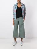 wide leg cropped trousers