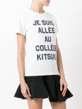 quote print T-shirt