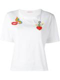 bead embellished T-shirt
