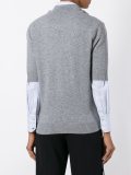 cropped sleeves jumper 