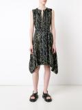 branch print dress