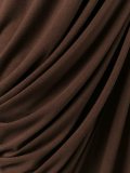 draped maxi dress
