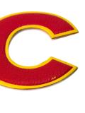 'C' sticker