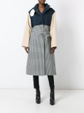 patchwork oversized coat 
