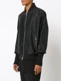 elasticated cuffs bomber jacket