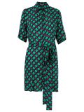 printed shirt dress