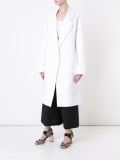 oversized single breasted coat
