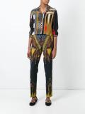 geometric print shirt