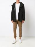 hooded zipped jacket