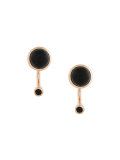 Gravitation onyx and black spinel earrings