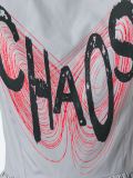 'Chaos'印花连衣裙