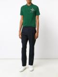Lacoste x Jean-Paul Goude标志印花polo衫