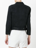 cropped denim jacket